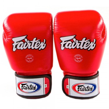 Fairtex BGV1 Боксерские Перчатки Тайский Бокс Красные